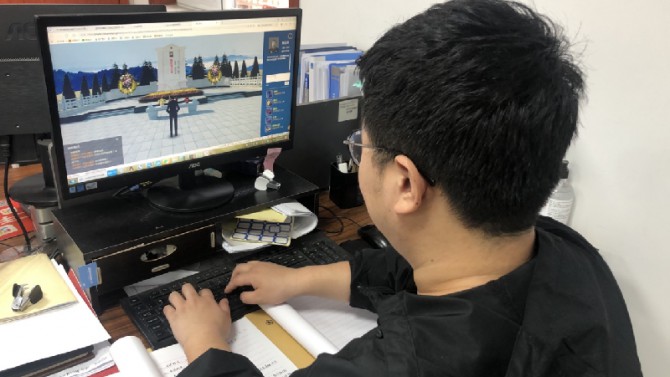 置業(yè)公司團委開展線上祭奠英烈活動