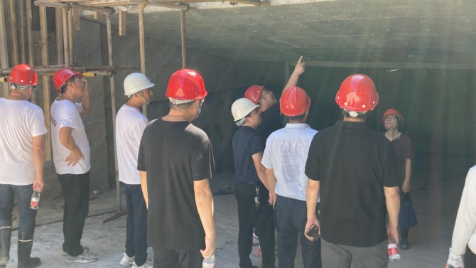 百酈玲瓏府項目5#、6#樓主體結(jié)構(gòu)順利通過驗收