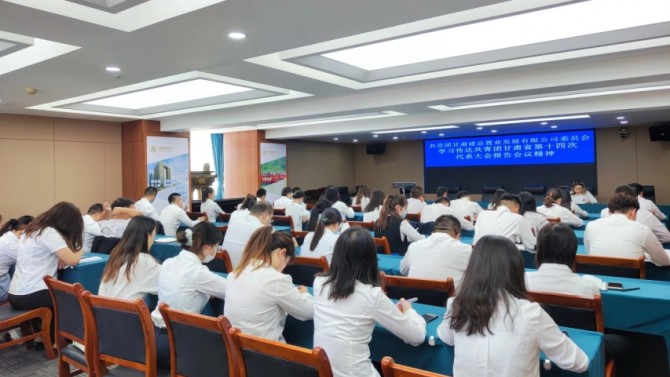 公司團(tuán)委專(zhuān)題學(xué)習(xí)省第十四次團(tuán)代會(huì)精神