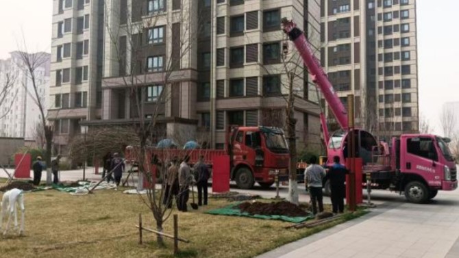 植此青綠映匠心 品質(zhì)家園煥新顏 ——百酈榮錦苑項(xiàng)目開展春季園林補(bǔ)種活動(dòng)